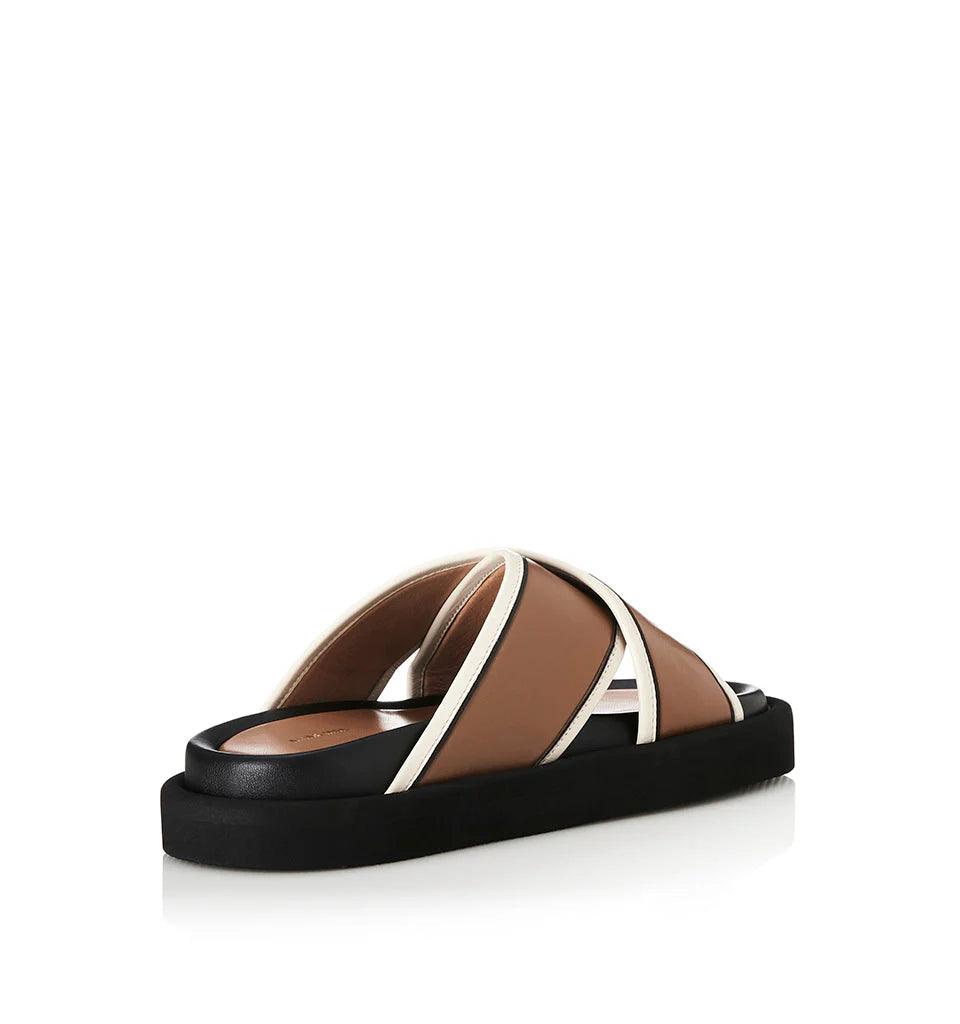 Alias Mae Anissa Sandal in Pecan Leather - the tartan fox