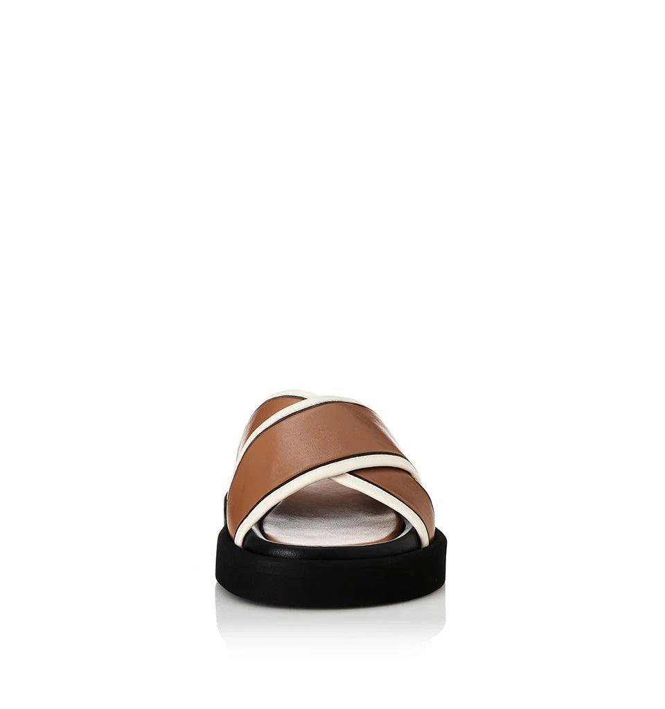 Alias Mae Anissa Sandal in Pecan Leather - the tartan fox