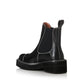 Alias Mae Ebony Chelsea Boot in Black Leather - the tartan fox