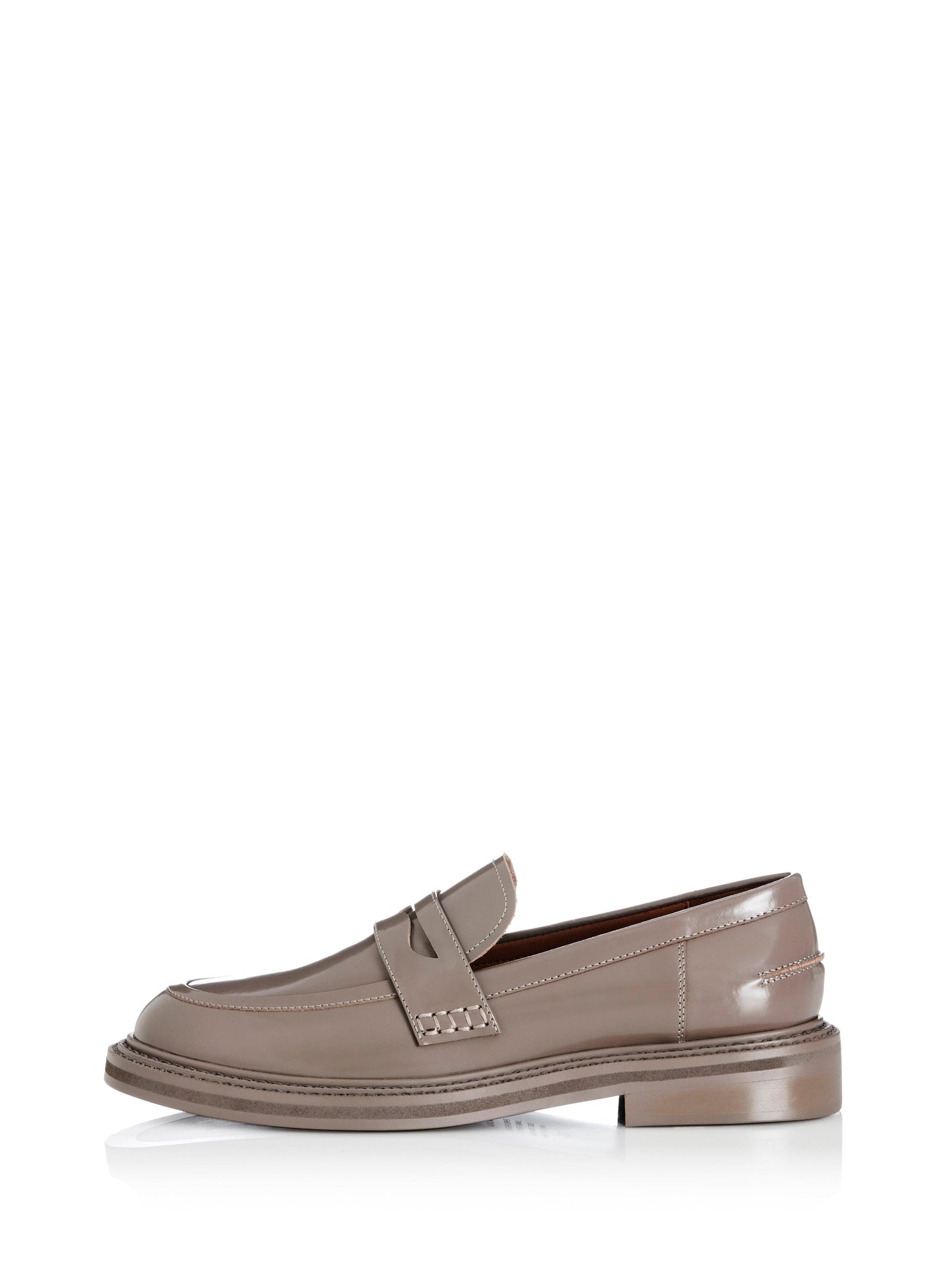 Alias Mae Finn Loafer in Taupe Box - the tartan fox