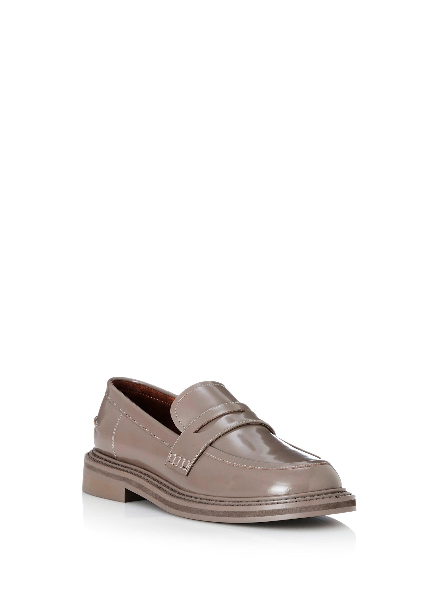 Alias Mae Finn Loafer in Taupe Box - the tartan fox