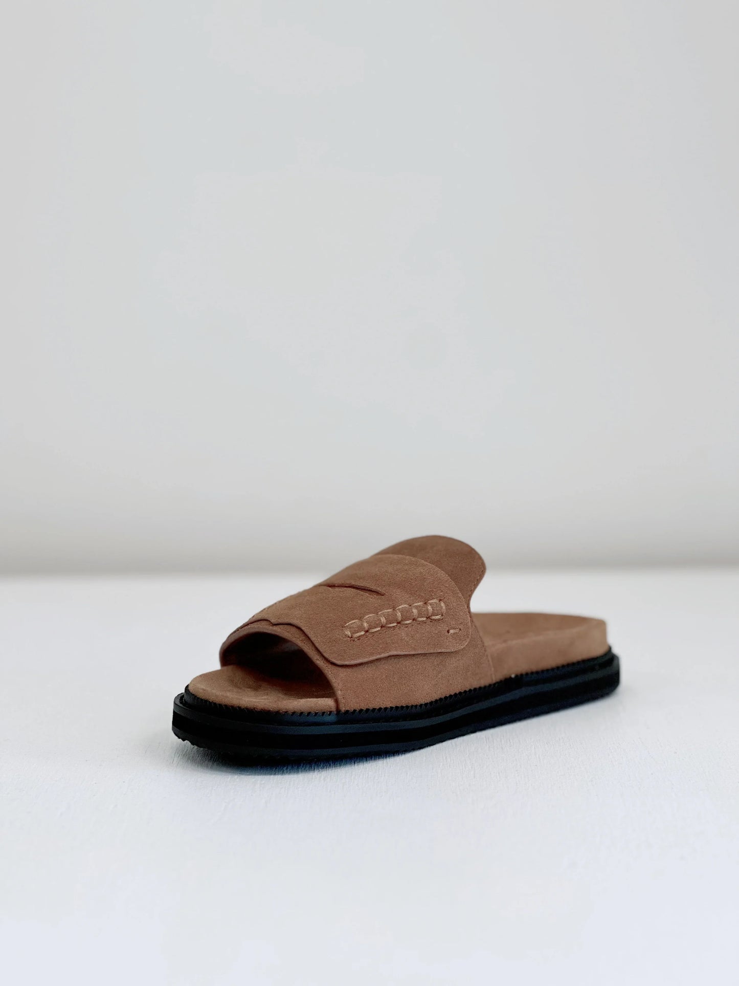 Alias Mae Pari Slide in Mocha Suede
