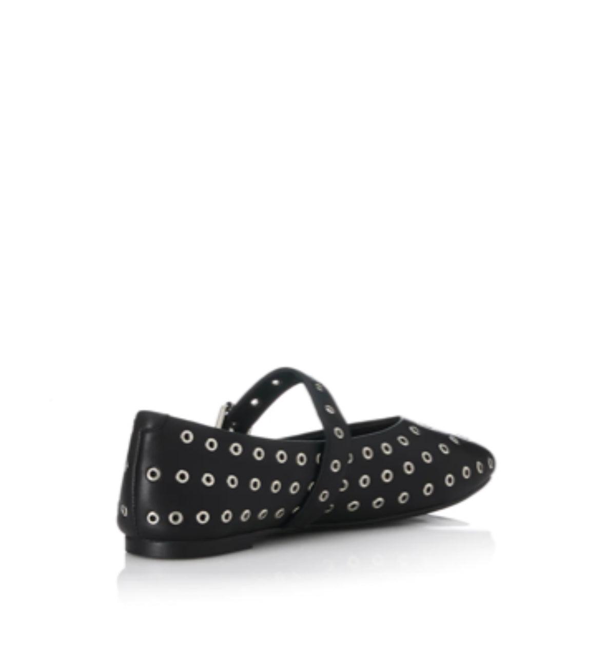 Alias Mae Pierre Ballet Flat in Black - the tartan fox