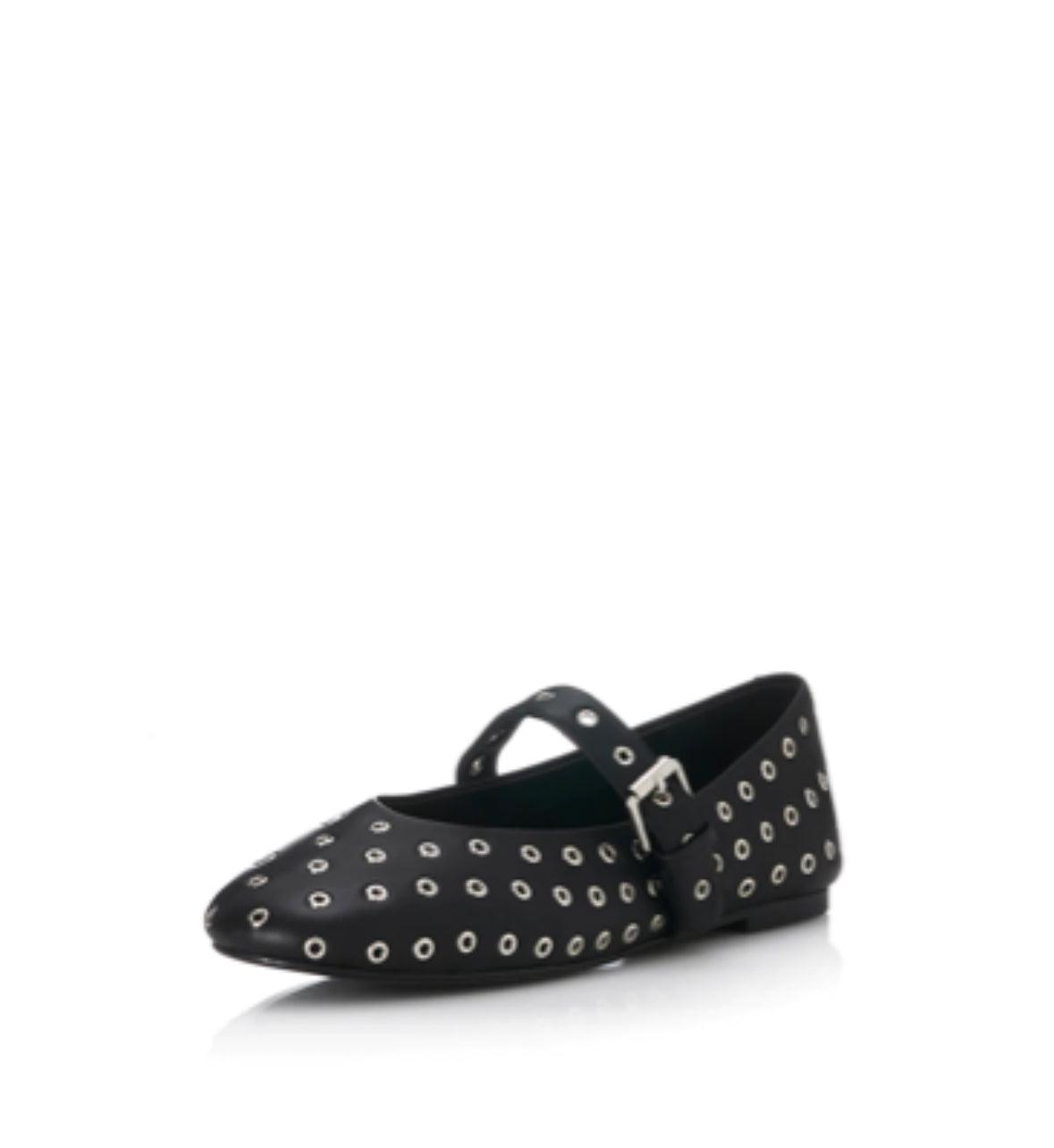 Alias Mae Pierre Ballet Flat in Black - the tartan fox