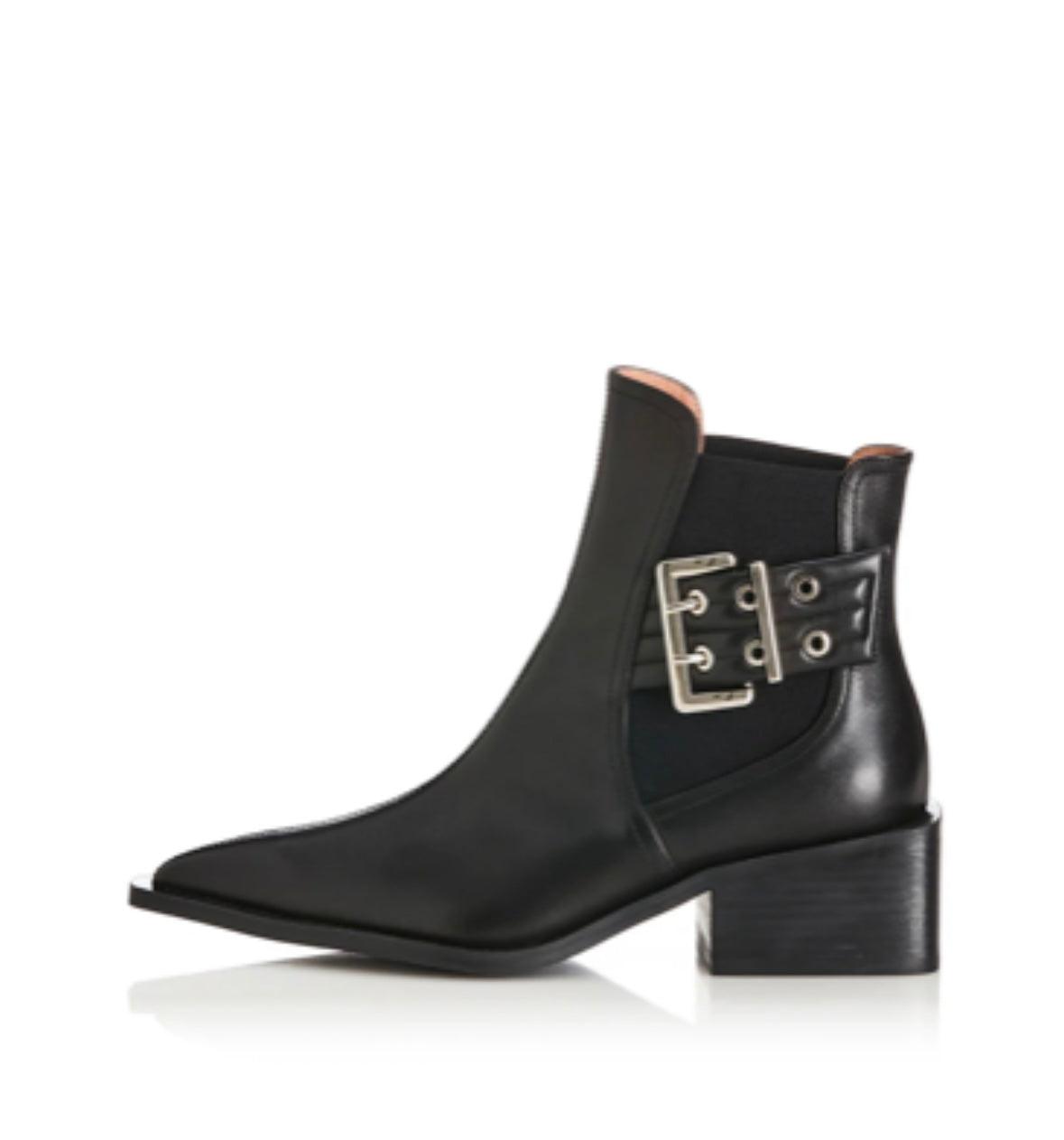 Alias Mae Trini Boot in Black Leather - the tartan fox