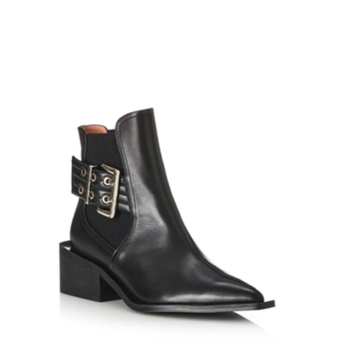 Alias Mae Trini Boot in Black Leather - the tartan fox