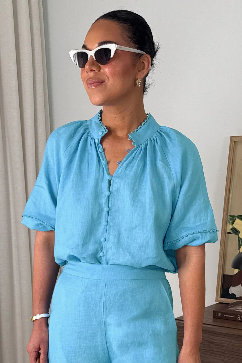 Zoe Kratzmann Drift Top in Bay