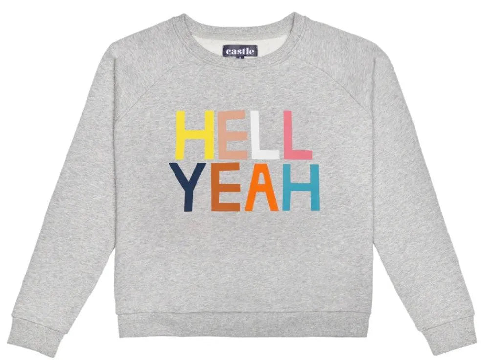 Castle and Things Hell Yeah Sweatshirt - the tartan fox