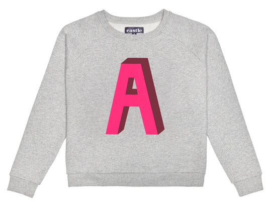 Castle and Things Letter A Sweater - the tartan fox