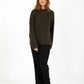CC Heart Amaya Knit Sweater in Army - the tartan fox