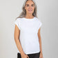 CC Heart Basic T-shirt in White - the tartan fox