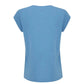 CC Heart Basic V-neck T-shirt in Powder Blue - the tartan fox