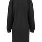 CC Heart Billie Sweat Dress in Black - the tartan fox