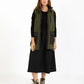 CC Heart Lennon Mix Pile Waistcoat in Army/Black - the tartan fox