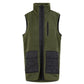 CC Heart Lennon Mix Pile Waistcoat in Army/Black - the tartan fox