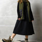 CC Heart Lennon Mix Pile Waistcoat in Army/Black - the tartan fox