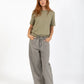 CC Heart Quinn Loose Denim Pants in Grey Denim - the tartan fox