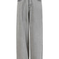 CC Heart Quinn Loose Denim Pants in Grey Denim - the tartan fox