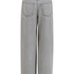 CC Heart Quinn Loose Denim Pants in Grey Denim - the tartan fox