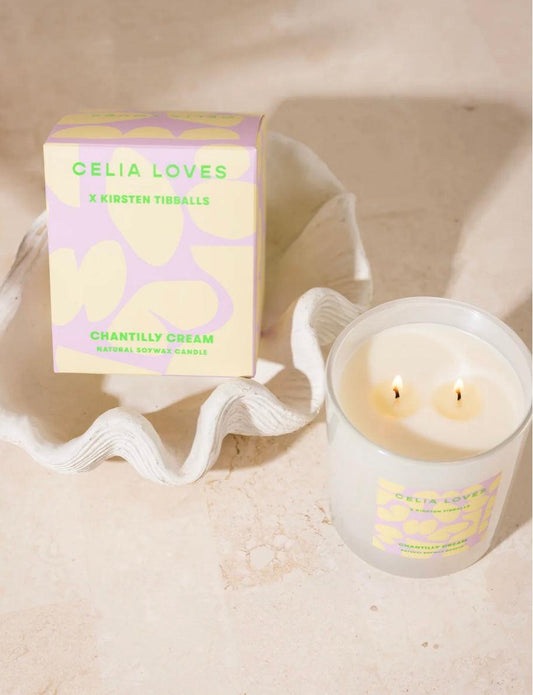 Celia Loves x Kirsten Tibballs Chantilly Cream Candle - the tartan fox