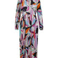 Coster Dress in Multi Leaf Print - the tartan fox