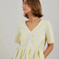 Coster Dress With Yellow Stripes - the tartan fox