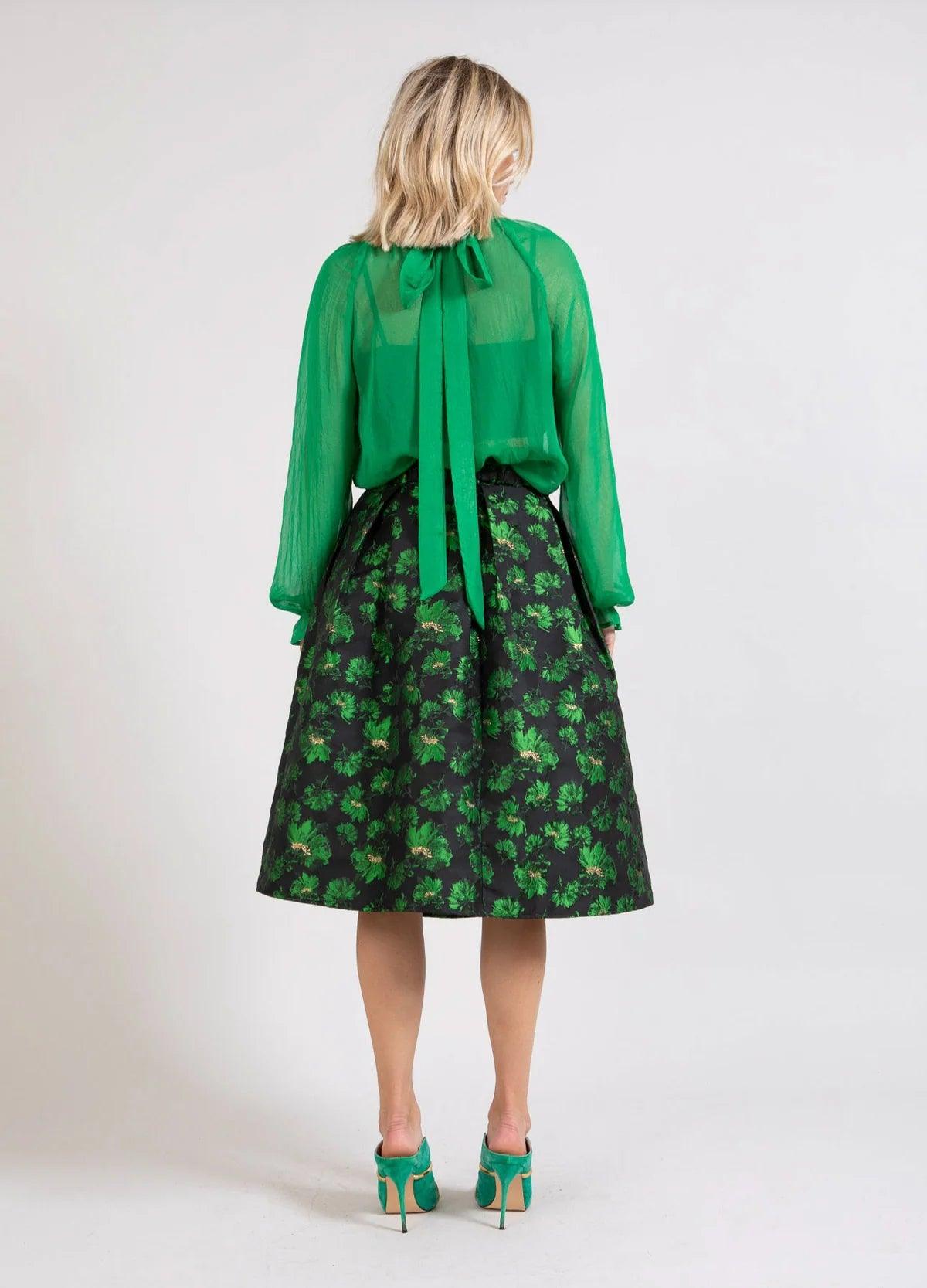 Coster Jacquard Skirt with Belt - the tartan fox