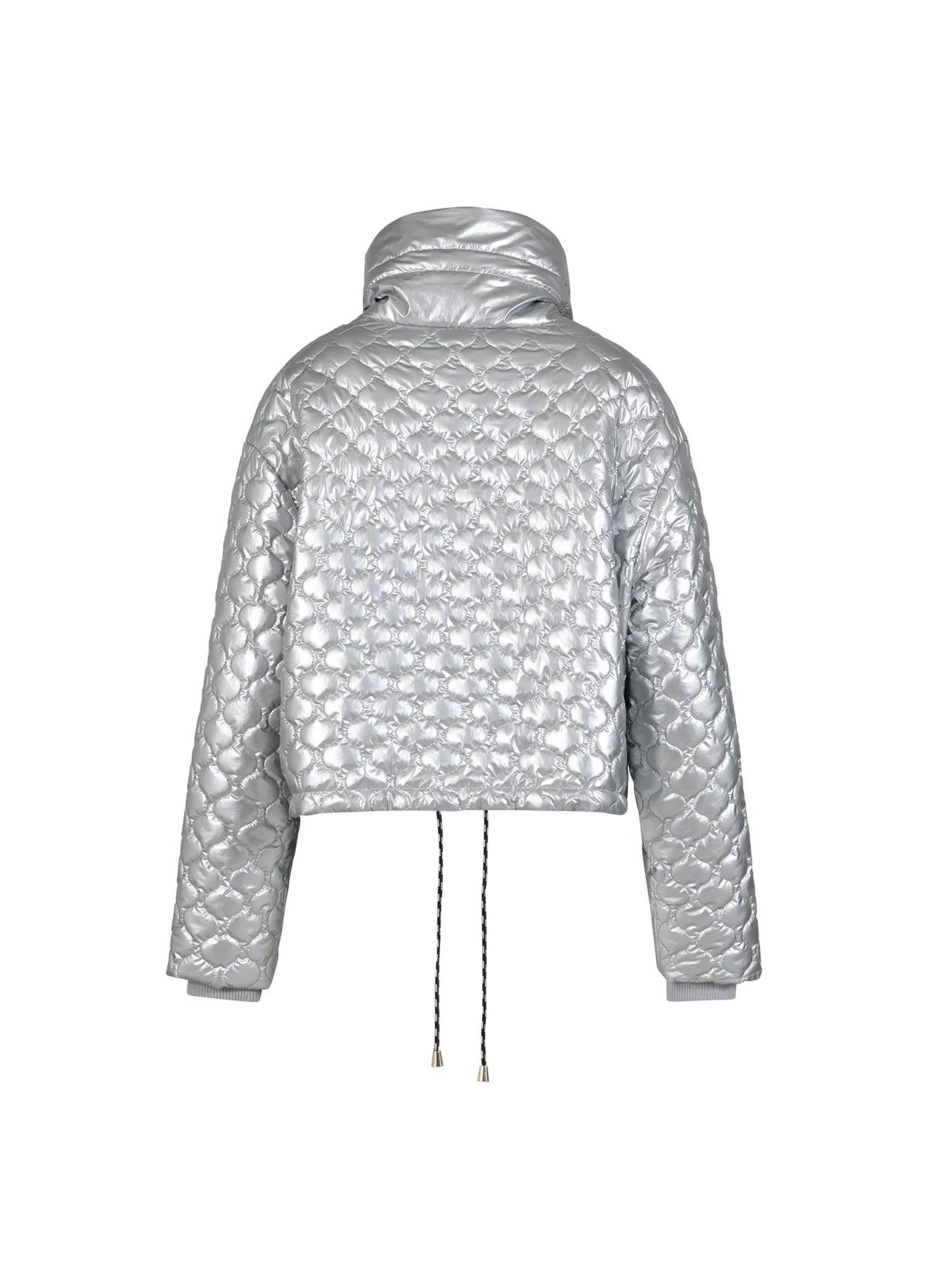 COSTER Quilted Jacket in Silver - the tartan fox