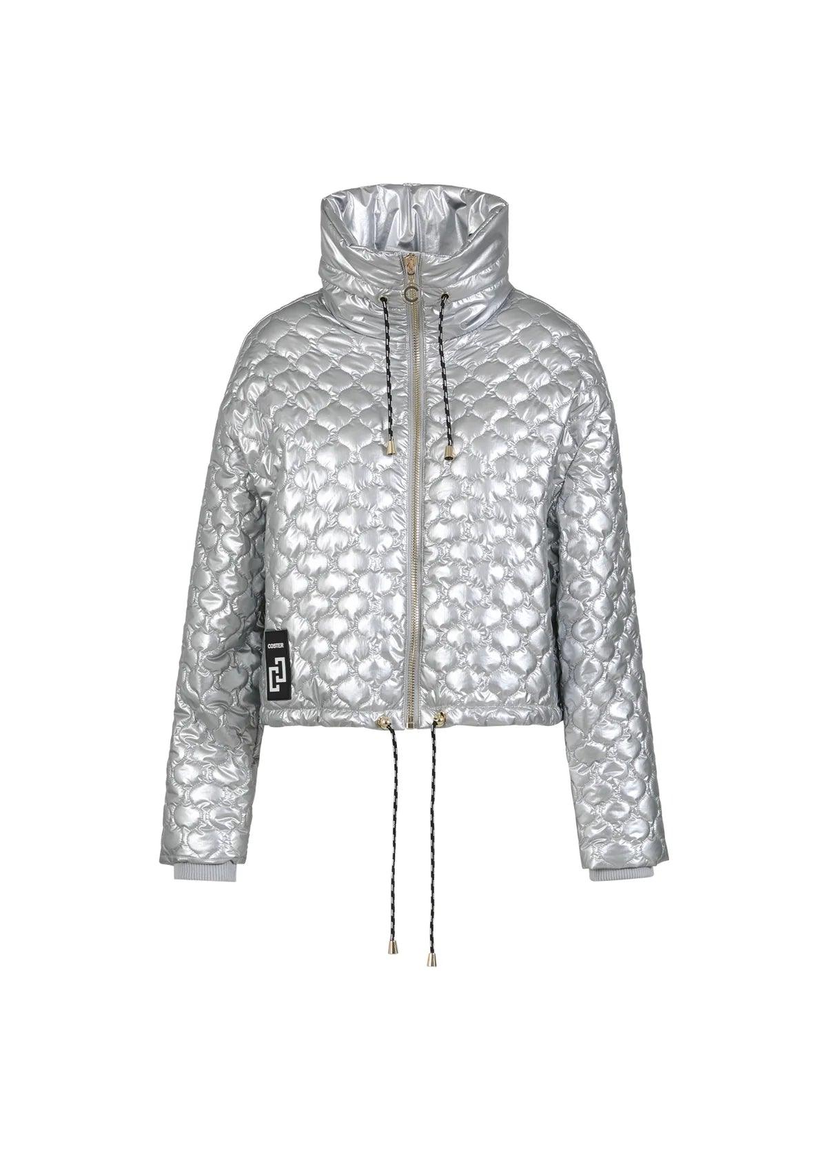 COSTER Quilted Jacket in Silver - the tartan fox