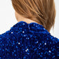 COSTER Sequins Dress in Rich Blue - the tartan fox