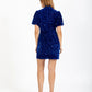 COSTER Sequins Dress in Rich Blue - the tartan fox