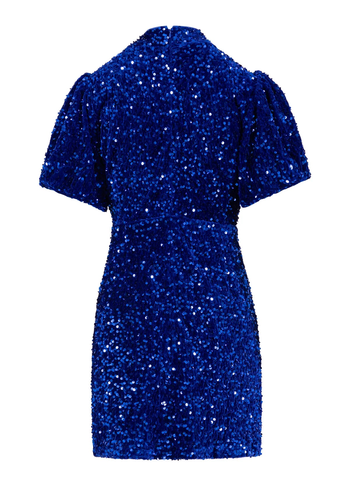 COSTER Sequins Dress in Rich Blue - the tartan fox