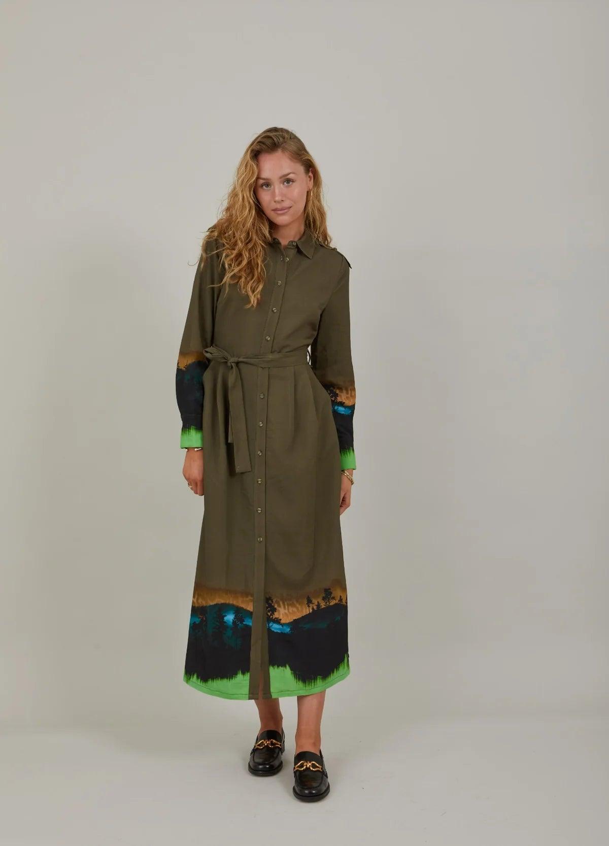 Coster Shirt Dress in Magic Forrest - the tartan fox