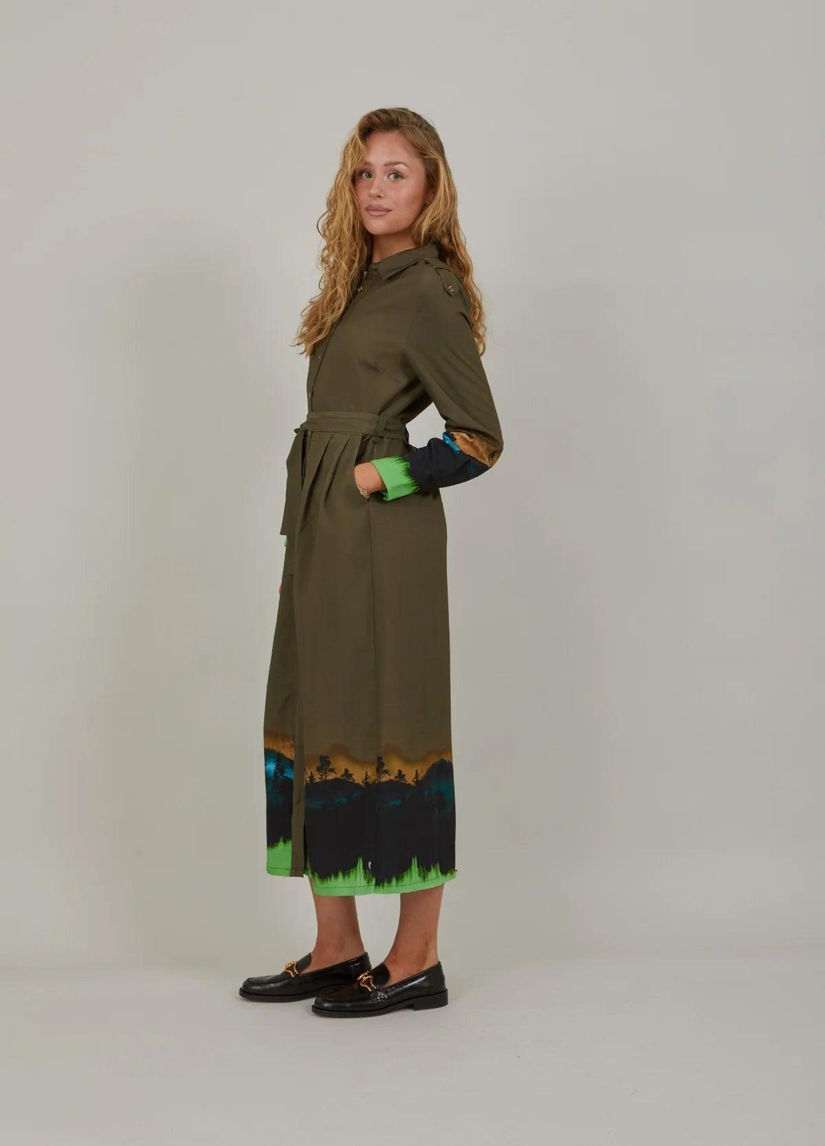 Coster Shirt Dress in Magic Forrest - the tartan fox