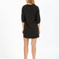 COSTER Short Shimmer Dress in Black Glitter - the tartan fox