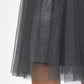 COSTER Skirt with Plisse and Glitter - the tartan fox