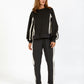 COSTER Sporty Pants with Side Panel in Crème/Black - the tartan fox