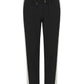 COSTER Sporty Pants with Side Panel in Crème/Black - the tartan fox