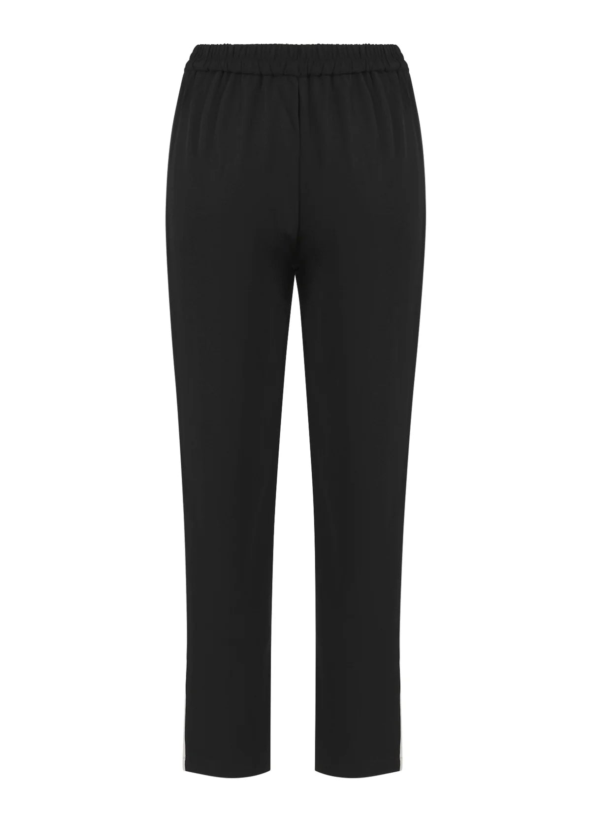 COSTER Sporty Pants with Side Panel in Crème/Black - the tartan fox