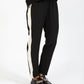 COSTER Sporty Pants with Side Panel in Crème/Black - the tartan fox