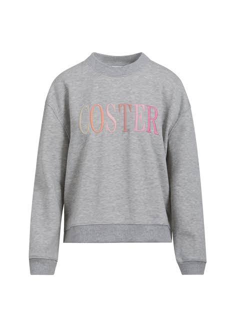 Coster Sweatshirt in Grey Melange - the tartan fox