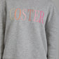 Coster Sweatshirt in Grey Melange - the tartan fox