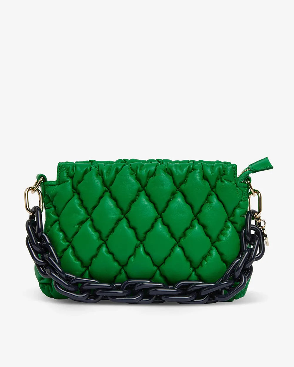 Elms + King Milano Cossbody Bag in Green - the tartan fox