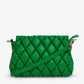 Elms + King Milano Cossbody Bag in Green - the tartan fox