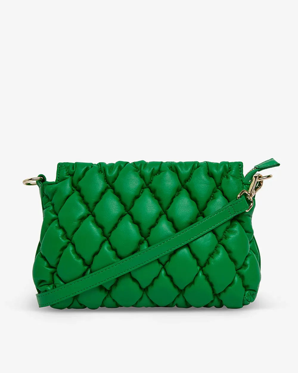 Elms + King Milano Cossbody Bag in Green - the tartan fox