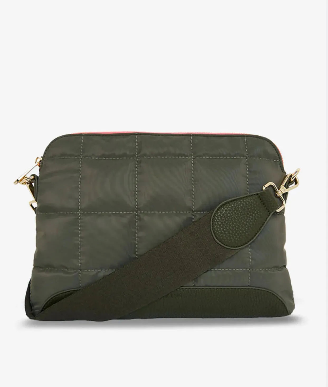 Elms + King Soho Crossbody Bag in Khaki - the tartan fox