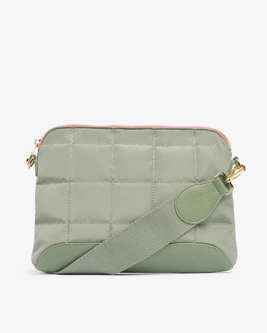 Elms + King Soho Crossbody Bag in Sage - the tartan fox