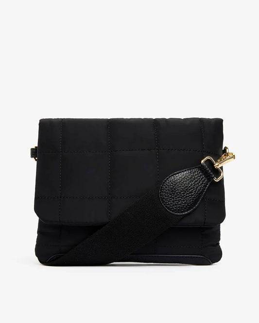 Elms + King Windsor Crossbody Bag in Black - the tartan fox