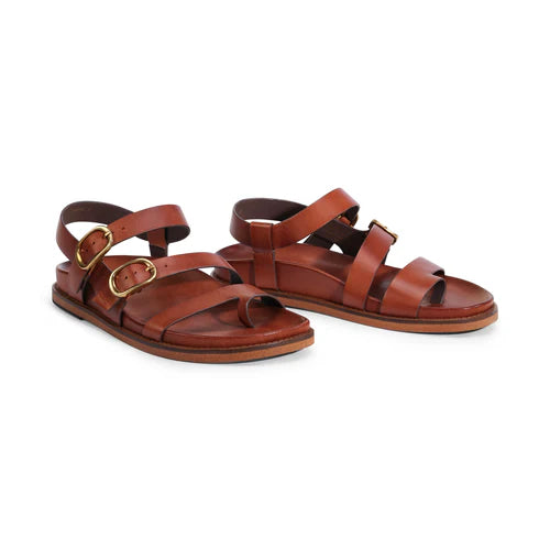 EOS Carmins Sandal in Brandy