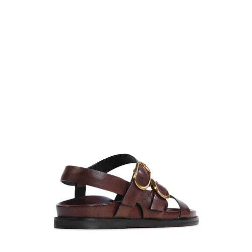 EOS Carmins Sandal in Chestnut